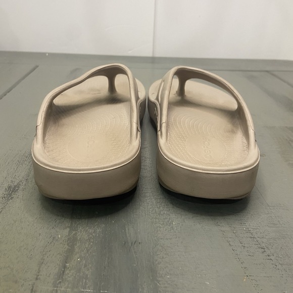OOFOS OOlala Womens Sz 6 Recovery Flip Flop Thong Tan Beige Sandals EU 37 - Picture 3 of 10